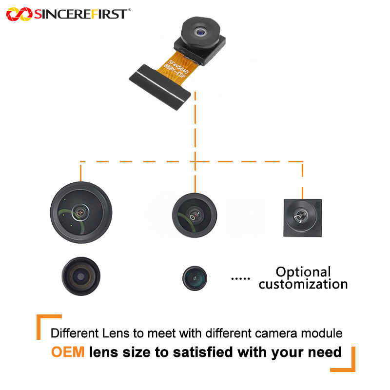 Industrial-Grade DVP HD Omnivision OV5640 Sensor 5MP ESP32 Camera Module