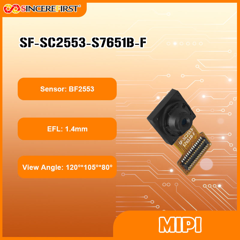 Wide Angle 5MP Micro MIPI BF2553 Image Sensor Camera Module